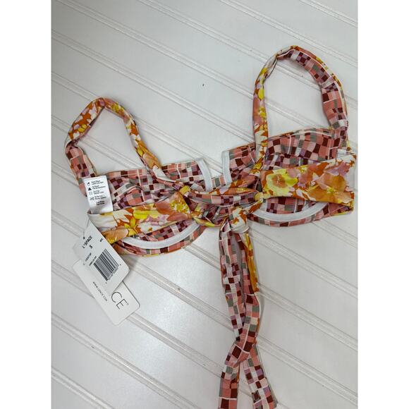 NWT L Space Lizzie & CAMELLIA Underwire Floral Bikini Top Bundle of 2 Size S - Picture 4 of 6
